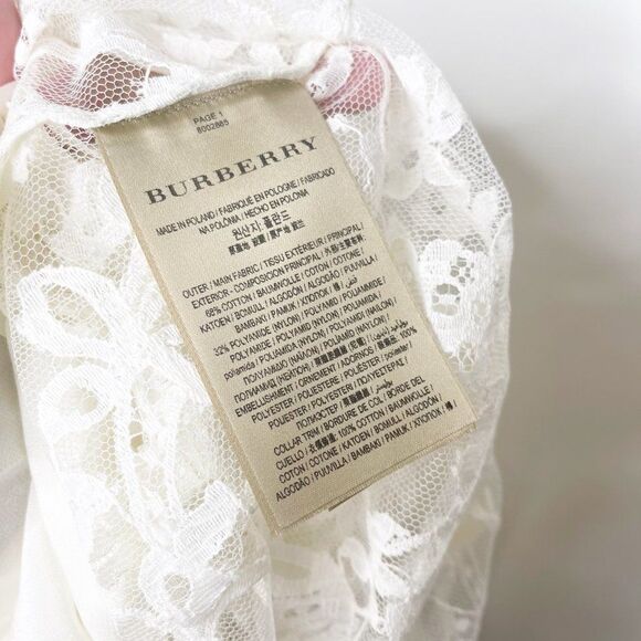 BURBERRY Embroidered Lace Top - Picture 9 of 10